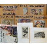 N. W. Ward Prints – to include Shakespear’s birthplace and Polperro Harbour both signed the artist