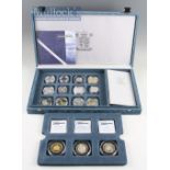 Royal Mint the Masterpiece 2000 Millennium Collection Part set 15 from 24 to consist of France