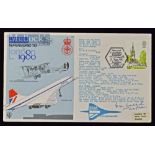 Autograph – Brian Walpole Concorde Captain Signed First Day Cover Super Sonic to London 1980, signed