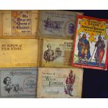 Selection of completed cigarette card albums to include Wills ‘Wild Flowers’, ‘Radio