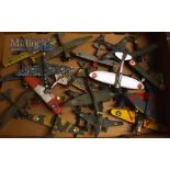 Aviation Airfix Model selection all made, well presented, without boxes, includes Bi Planes,