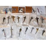 Lures - Collection of South West Country early devons, red rubber worms and other baits (22) – 7x