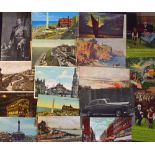 Selection of post cards most are stamped and post marked depicting Blackpool, Norfolk, Manchester,