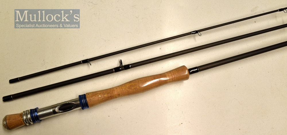 Fine Roger Beale purpose built high module carbon fly rod – 11ft 3pc, line 7/8#, with 2x fuji
