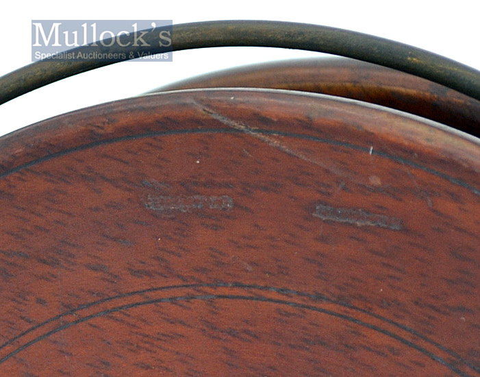 Slater/Carter London 6” Nottingham brass star back reel – with brass bickerdyke line guide, slater - Image 2 of 3