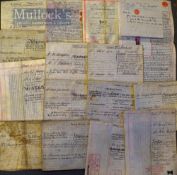 London - Middlesex - Selection of 19th Century Various Indentures and Deeds relating to Mortgages,