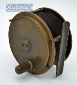 Army & Navy C.S. Ltd Makers 105 Victoria St Westminster Hercules style brass salmon reel: 4” dia