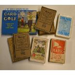 Collection of Pepys Series golf card games to incl 4x Kargo, Card Golf and another “Play Golf”