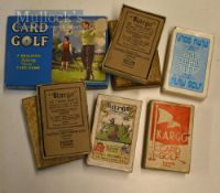 Collection of Pepys Series golf card games to incl 4x Kargo, Card Golf and another “Play Golf”