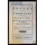1729 A Report from the Committee appointed to Enquire into the State of the Goals of this Kingdom