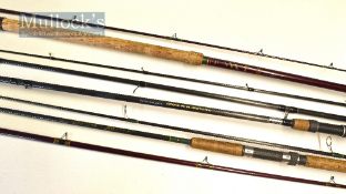 3x good carbon coarse rods – Max Performance Extreme Match 13ft 3pc with fuji style guides; Daiwa “