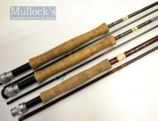 3x “The Rod Box Co Winchester” fly rods – 2x carbon fly rods one 8ft 6in and the other 9ft both