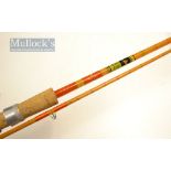 Allcocks The New Superb split cane carp rod – 10ft 2pc - agate lined tip guide - 31” cork handle