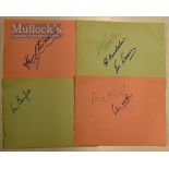 Various 1930/40s Golfing autographs to include Alf Padgham, Harry Bradshaw, Eric Brown, Harry