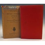 WWI - Military Operations in Italy 1915-1919 Book HMSO 1949 with five maps to rear pocket and