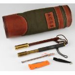 Selection of Fishing Accessories: To include W L Sullivan priest, Hardy priest, Gerber Knife,