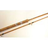 Fine Hardy The Wanless (6lb) palakona spinning rod Ser No H24961Z– 8ft 2pc with agate lined tip