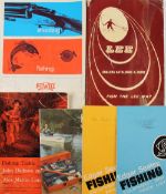 Selection of Fishing Trade Catalogues To include Shooting fishing Powell 1972, fishing tackle John