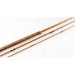 Hardy Bros Alnwick “The Wye” split cane Alec owner’s Salmon fly Rod: 12’6” 3 piece with clear