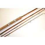 Scarce Ogden Smiths Ltd London “Warren Hastings Combination” split cane coarse rod with two tops –