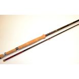 Bruce and Walker “Salmon and Sea Trout” Compound Taper fly Rod - 10 feet no inches 2 piece line 4-8#
