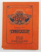 W J Cummins Fishing Tackle Catalogue / Price List: Circa 1909 – 2 colour plates of flies illus
