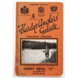 Hardy Angler's Guide 1934 in fair condition with general wear. Covers has rips, repaired taped spine