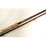 Bruce and Walker MK.IV Avon glass fibre rod – 10ft 2pc Glass Compound Taper – agate lined butt and