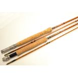 A Sharpe’s and Rudge split cane trout fly rods (2) – Sharpe’s Aberdeen Scottie Brand 10ft 2pc line
