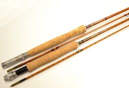 A Sharpe’s and Rudge split cane trout fly rods (2) – Sharpe’s Aberdeen Scottie Brand 10ft 2pc line