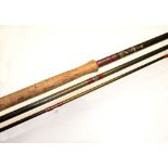 Bruce and Walker “The Expert” hand built carbon salmon fly rod: 15ft 3pc - line 9-11# - with Fuji