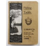 C Farlow Fishing Tackle Catalogue / Price List Circa 1910. 220 pages, 12 colour plates of flies,