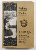C Farlow Fishing Tackle Catalogue / Price List Circa 1910. 220 pages, 12 colour plates of flies,