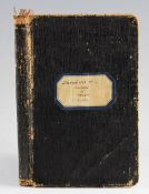 Rennies, John – Notebook Dressings of Salmon & Trout Flies and Trout Flies 1931, handwritten notes