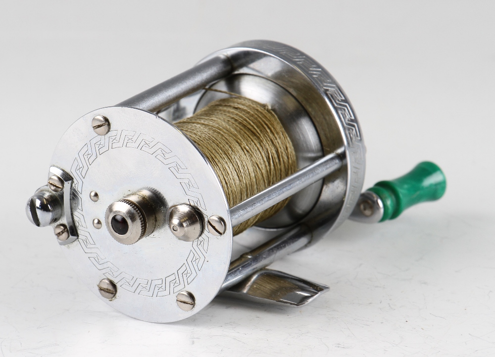 Pflueger Akron level wind multiplying reel – c/w line, spanner, and instruction manual - appears - Image 3 of 3