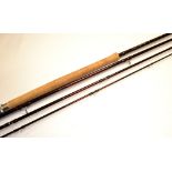 Fine Abu Garcia Accuflex carbon salmon fly rod: 15ft 4pc - line 10/11# - fuji style lined butt