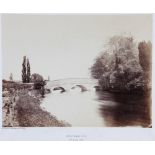 Houghton Fishing Club, Six original sepia photographs 1873 mounted on card with captions showing