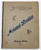 Milward Bartleet 1926 Fishing Trade Catalogue, Fishing hook catalogue 140 page, illustrated