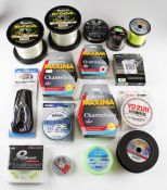 Mixed Selection of Fishing Line: All New in makers boxes to include 2lbs (1.2kg) – 33lbs (15kg)