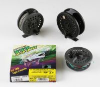 Pair Lightweight fly reels: Shakespeare Condex 2765 with spare spool together with Masterline Shadow