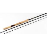 Fine Bruce and Walker hand built Hexagraph “Hugh Falkus Sea Trout Special” fly Rod: 10’6” 3pc - line