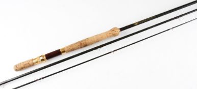 Fine Bruce and Walker hand built Hexagraph “Hugh Falkus Sea Trout Special” fly Rod: 10’6” 3pc - line