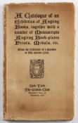 Farrington, Daniel B – Scarce Catalogue of Exhibition of Angling Books at The Grolier Club N.Y.