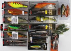 Mixed Selection of Fishing Lures: All New in makers boxes large sizes to include Sebile,
