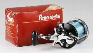 Penn multiplying Fresh/Saltwater Fishing Reel Penn 10 Bakelite reel c/w Penn lube in makers original