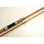 Good B. James and Son London England Richard Walker signature Mk IV Carp split cane rod - 10ft 2in