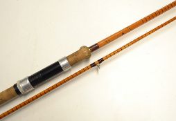 Good B. James and Son London England Richard Walker signature Mk IV Carp split cane rod - 10ft 2in