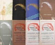 Alexander Martin Fishing Trade Catalogues, To include 1933, 1935, 1937, 1938, 1939, 1941 editions, 2