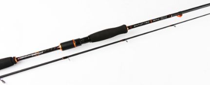 Carbon Shinjin Neo SIN-702 UL Fishing Rod: 2 Piece 7’ (213cm) Lure WT 05-7g Line test 2 – 6lb New