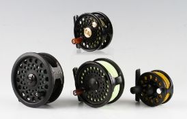 Collection of various good modern fly reels with line (4): Snowbee Onyx line 1/2# smallest model